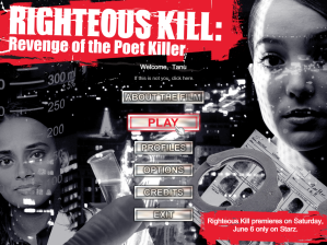 Righteous Kill 2 Revenge of the Poet Killer